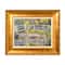 American Art Decor Ornate Framed Water Lilies with Bridge Canvas Print by Claude Monet - 22.75" x 18.75"